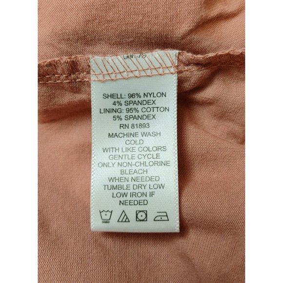 DENIM & COMPANY Womens M Pink Lace Full Zip Lace Top Cardigan Jacket Pockets - Picture 4 of 4